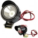 PESCASTORE - Faro con 1 led - 12 volts 5 watt col.black